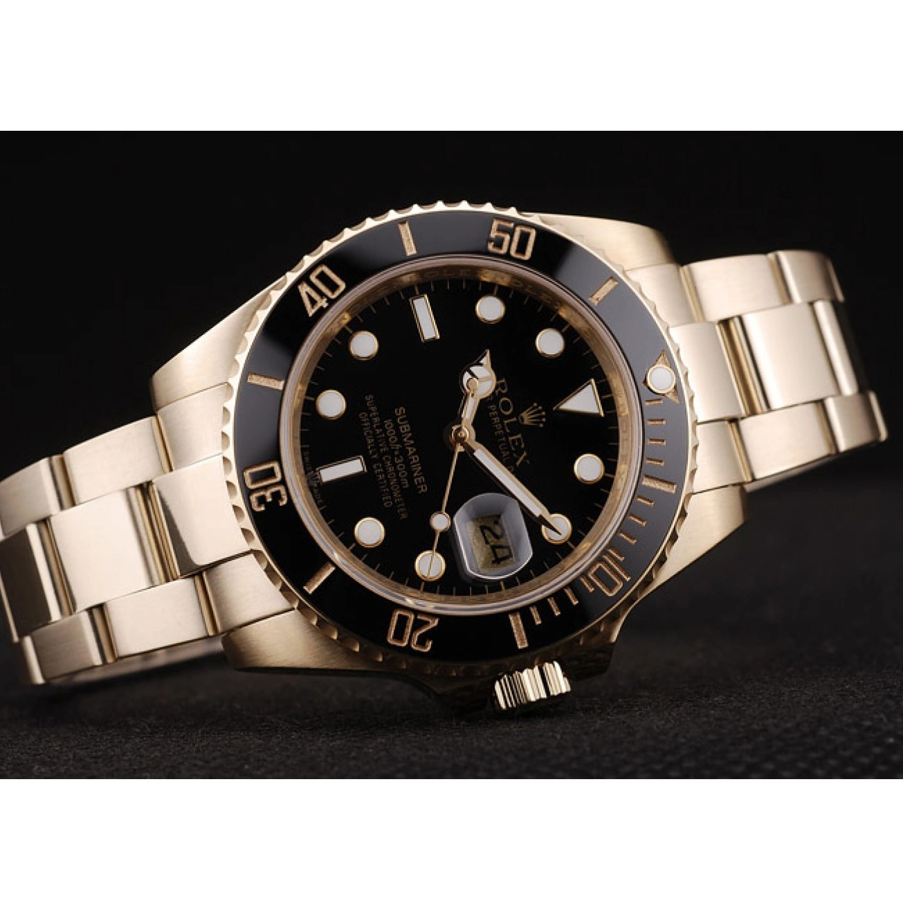 Aaa replica Bezel Black 98231 Rolex Dial Submariner Black Ceramic 0630